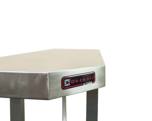 stainless steel corner table